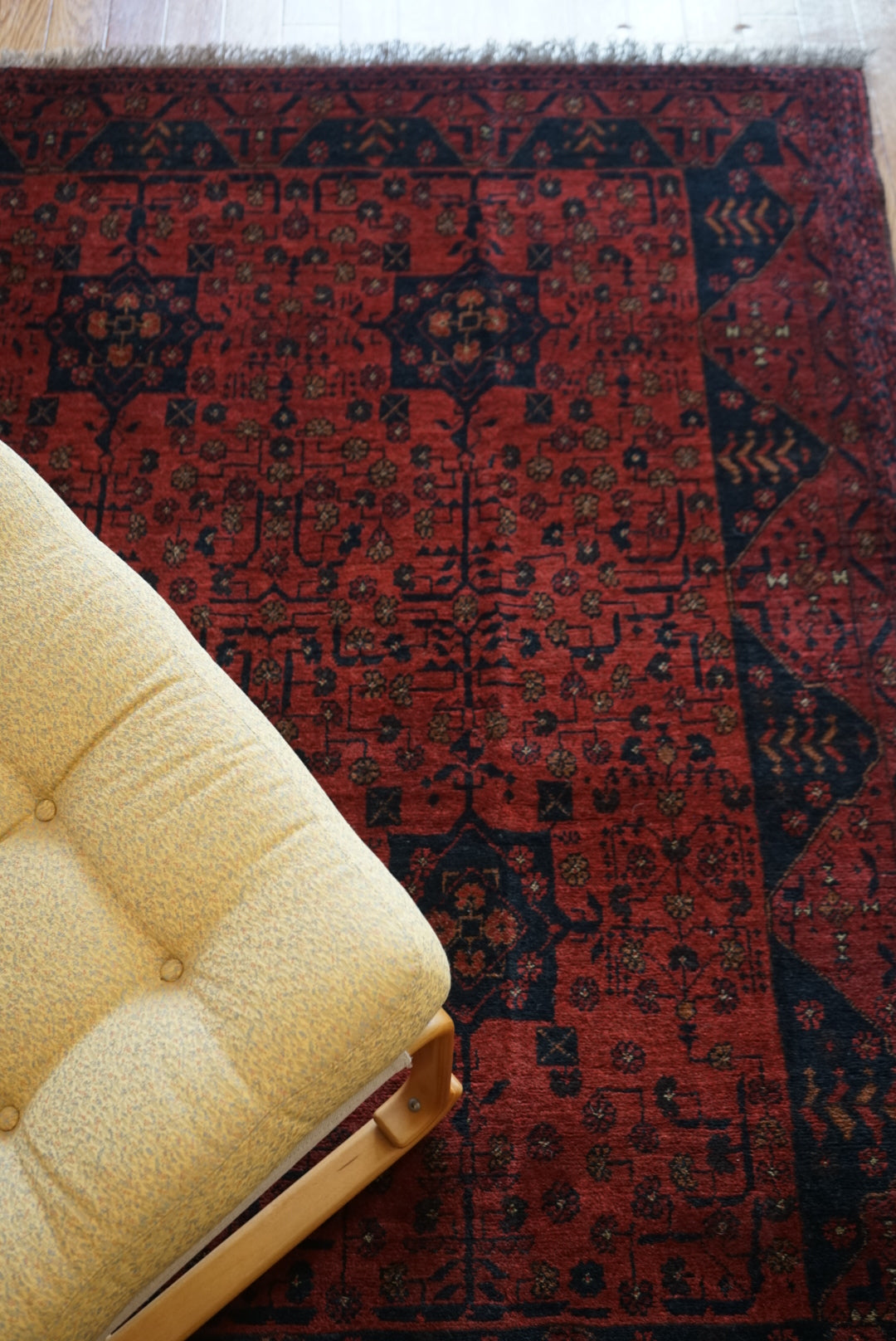 Afghanistan Old Turkmen RichRed 1970年代 177.5 × 142.5 cm No.AF2524