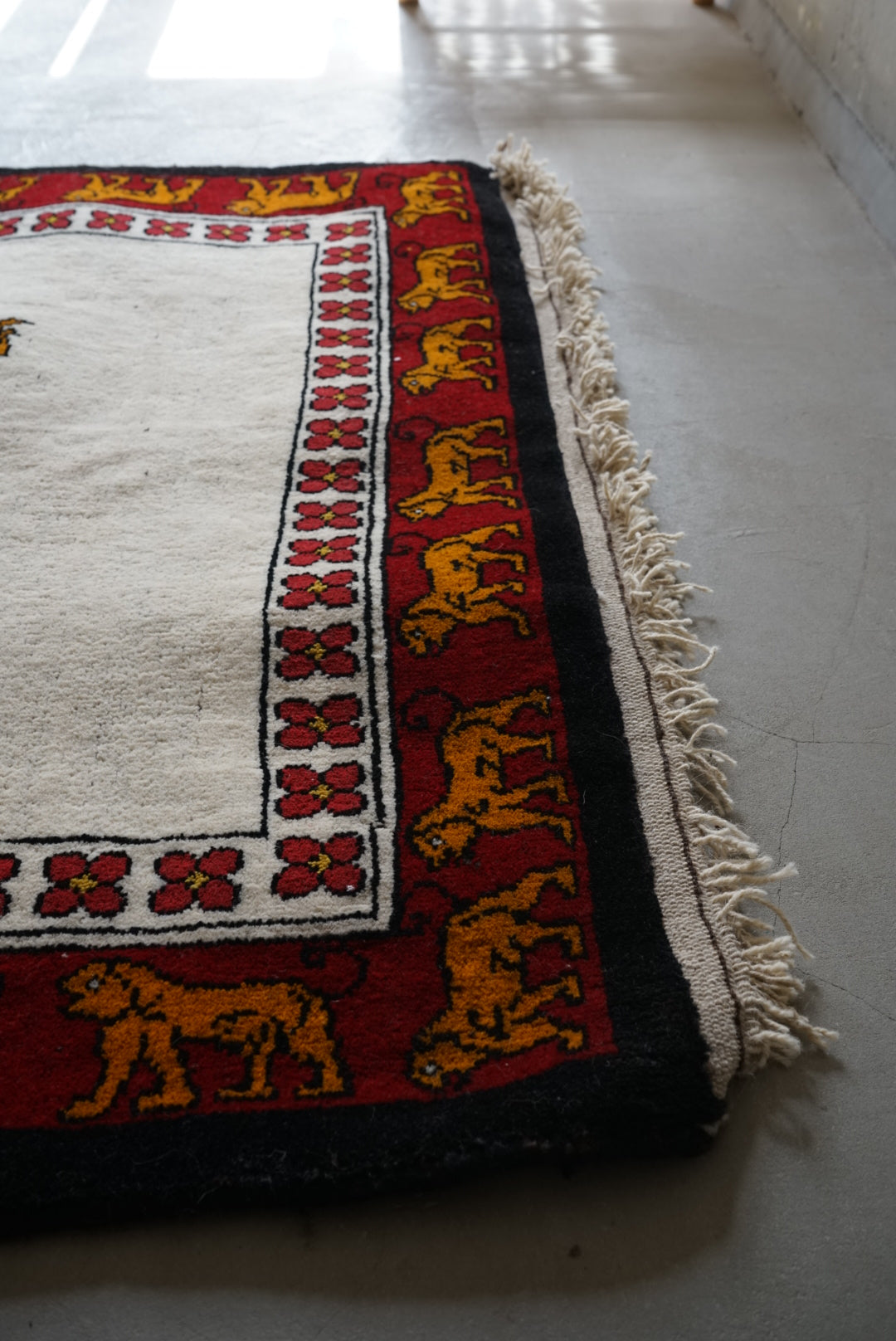 IRAN NEW SHIRAZ QASHQAI LION GABBEH 160 × 102 cm