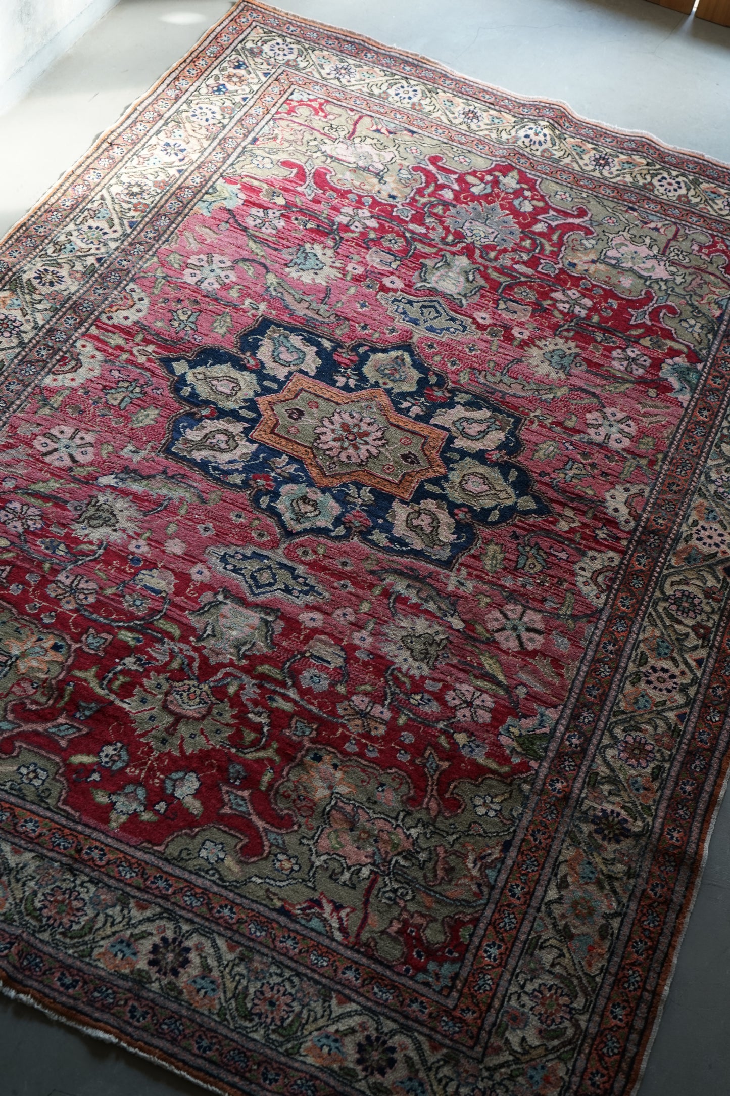 TURKEY OLD KAYSERI PINK 1950-1960年代 218 × 153 cm No.TR25192