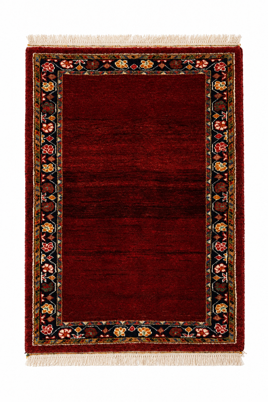 Iran Shiraz Qashqai Gabbeh Rich Red 119.5 × 85 cm