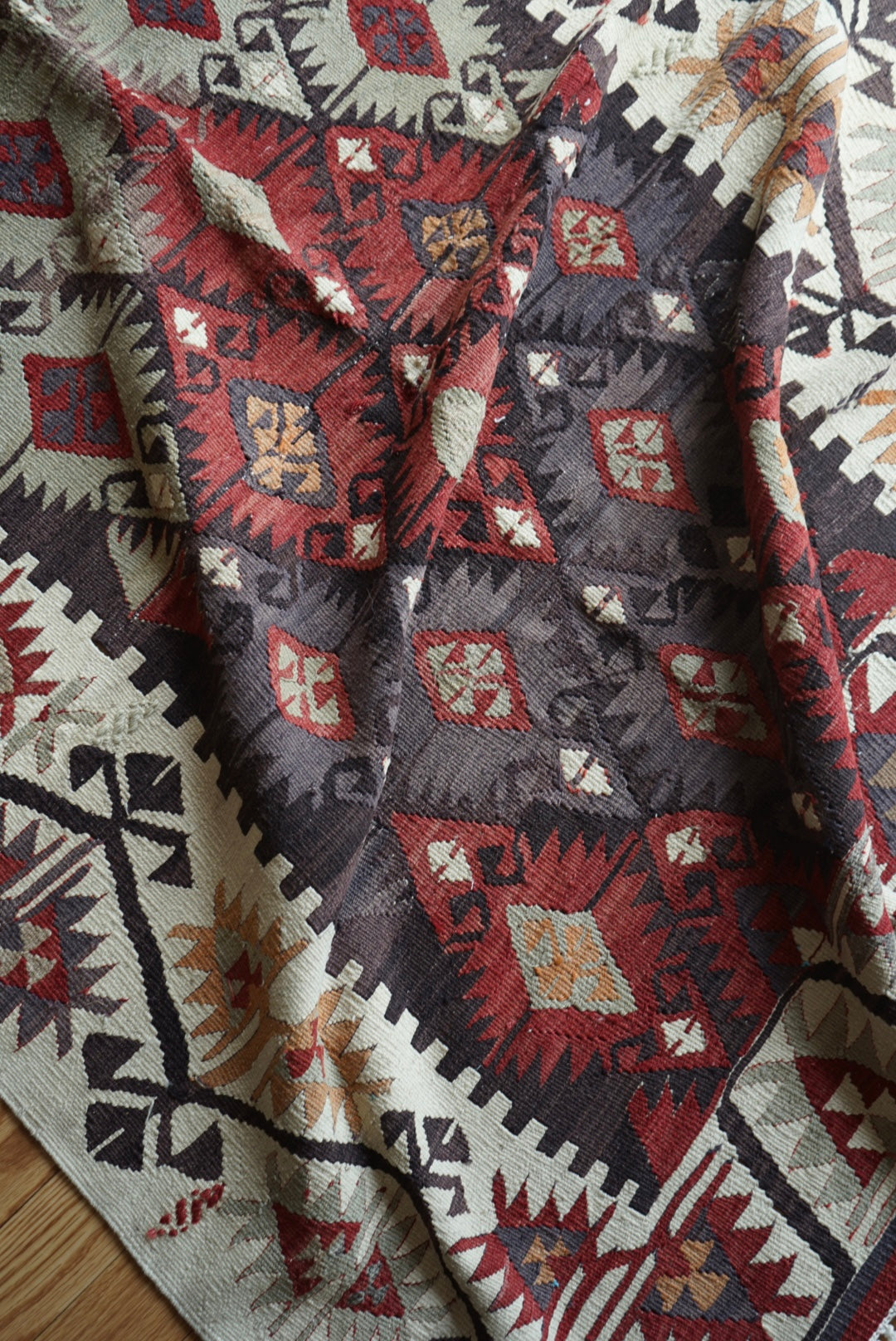 Türkiye Old Kilim 155 × 123 cm No.TR25334