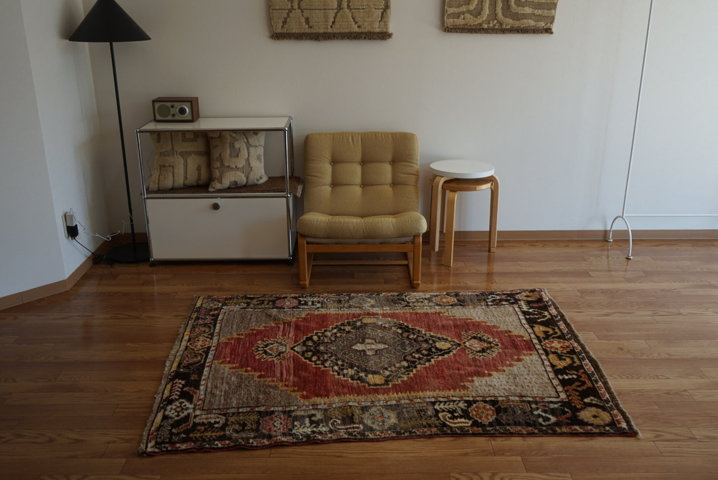 TRIBAL RUG TURKEY OLD KONYA OUSHAK 1965年代 164 × 115 cm No.TR25194