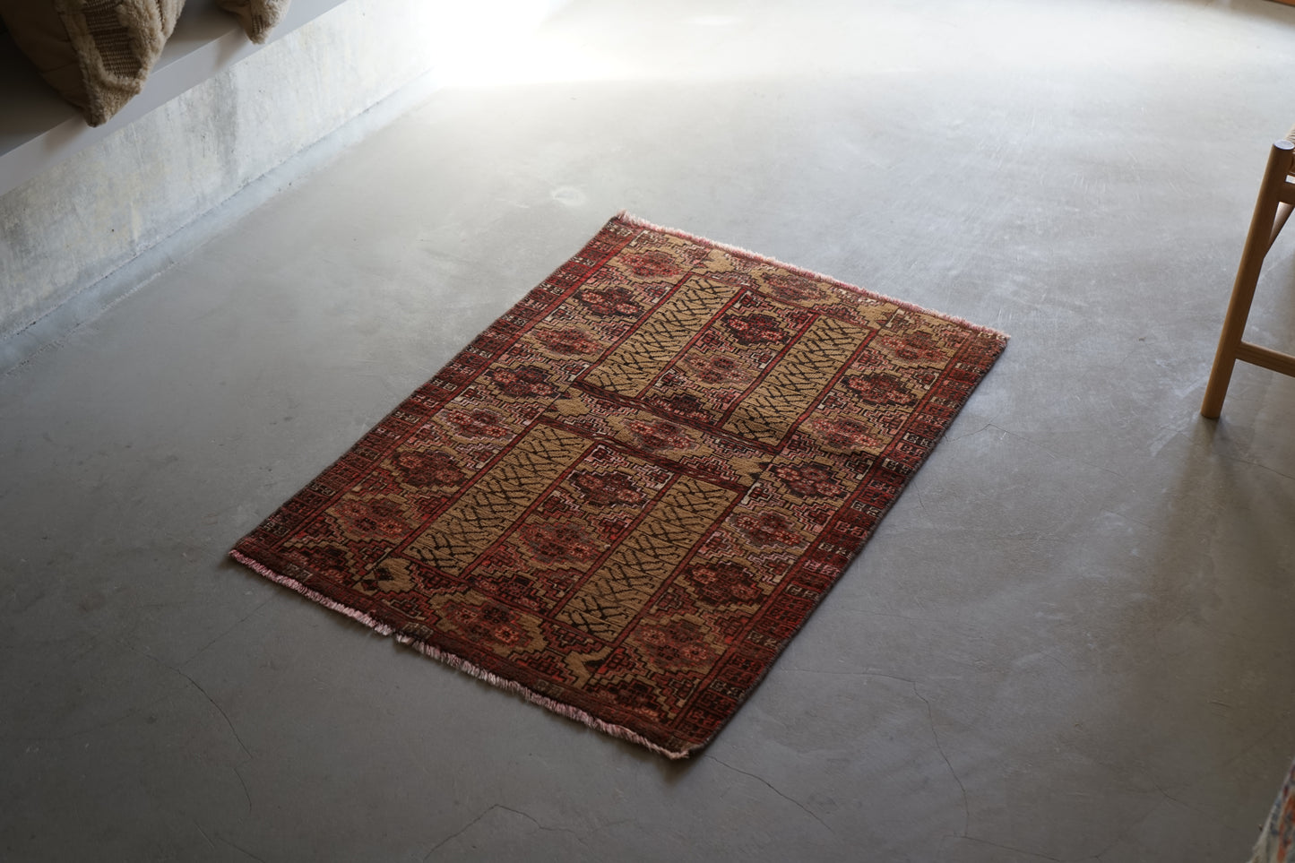 AFGHANISTAN OLD TURKMEN PARDA 1955年代 103 × 71 cm No.AF2514