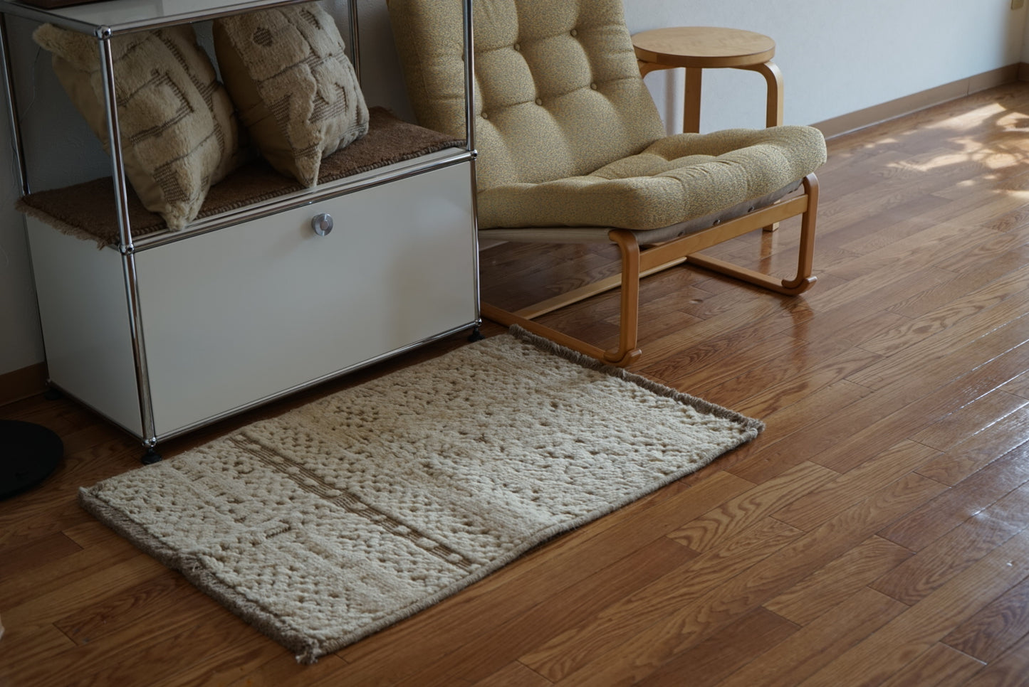店頭販売 ORIGINAL IRAN QASHQAI KILIM DOORSIZE " MOM " 95 × 65 cm