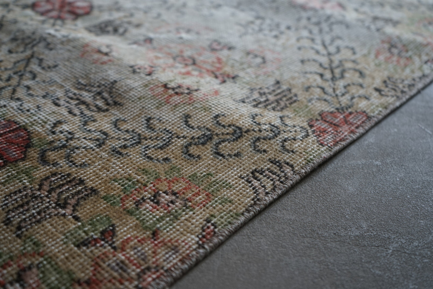 Türkiye Old Isparta Floral 1960年代 200 × 95 cm No.TR25256