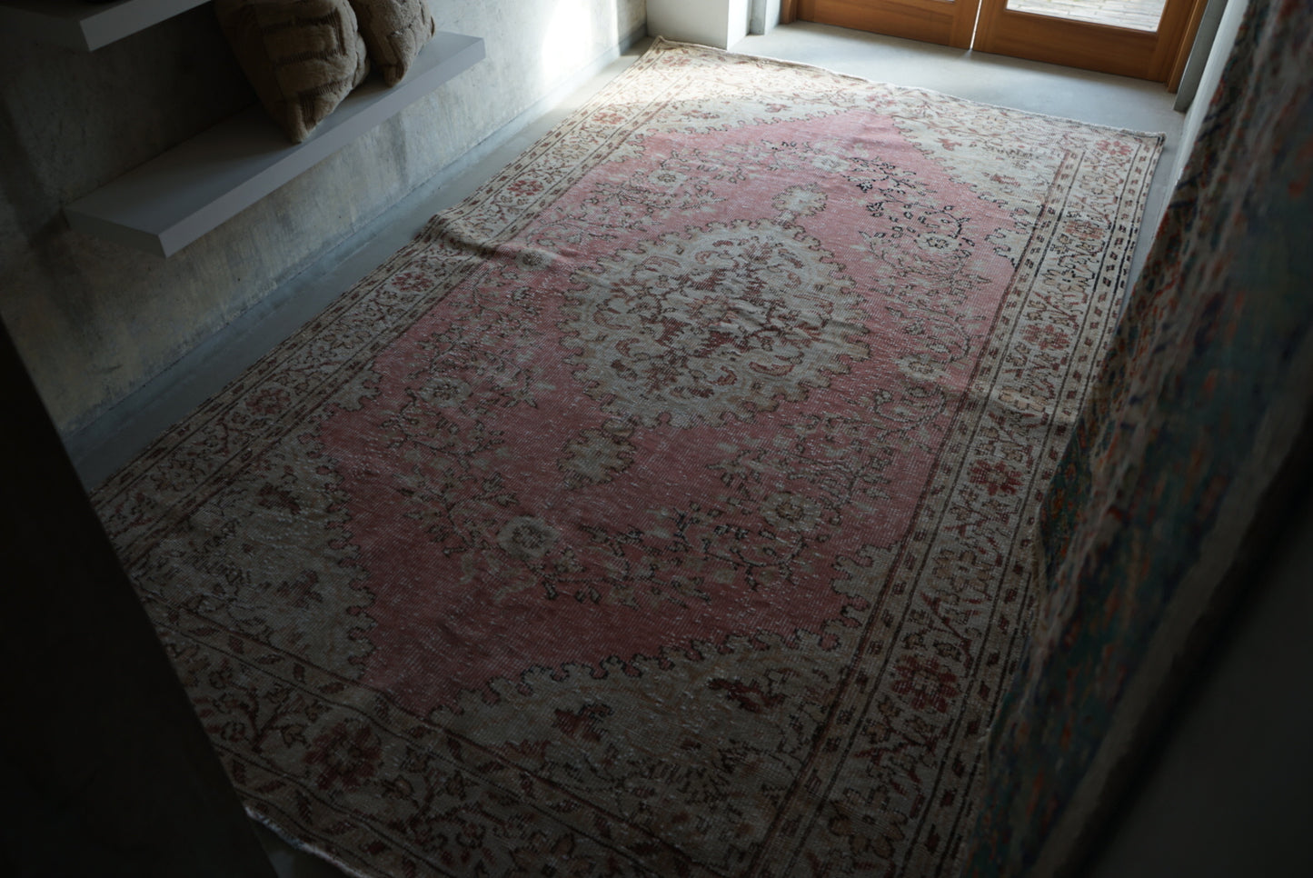 Türkiye Old Isparta Pink 1970年代 312 × 182 cm No.TR25266