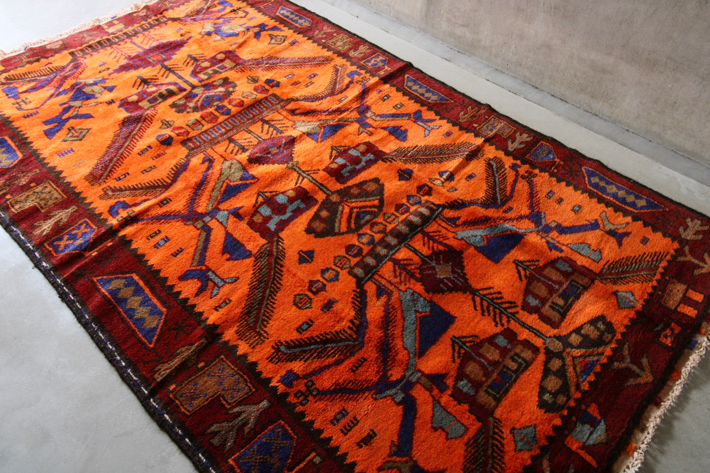 Afghanistan Baluch Home in forest 1980-1985年 216×129cm
