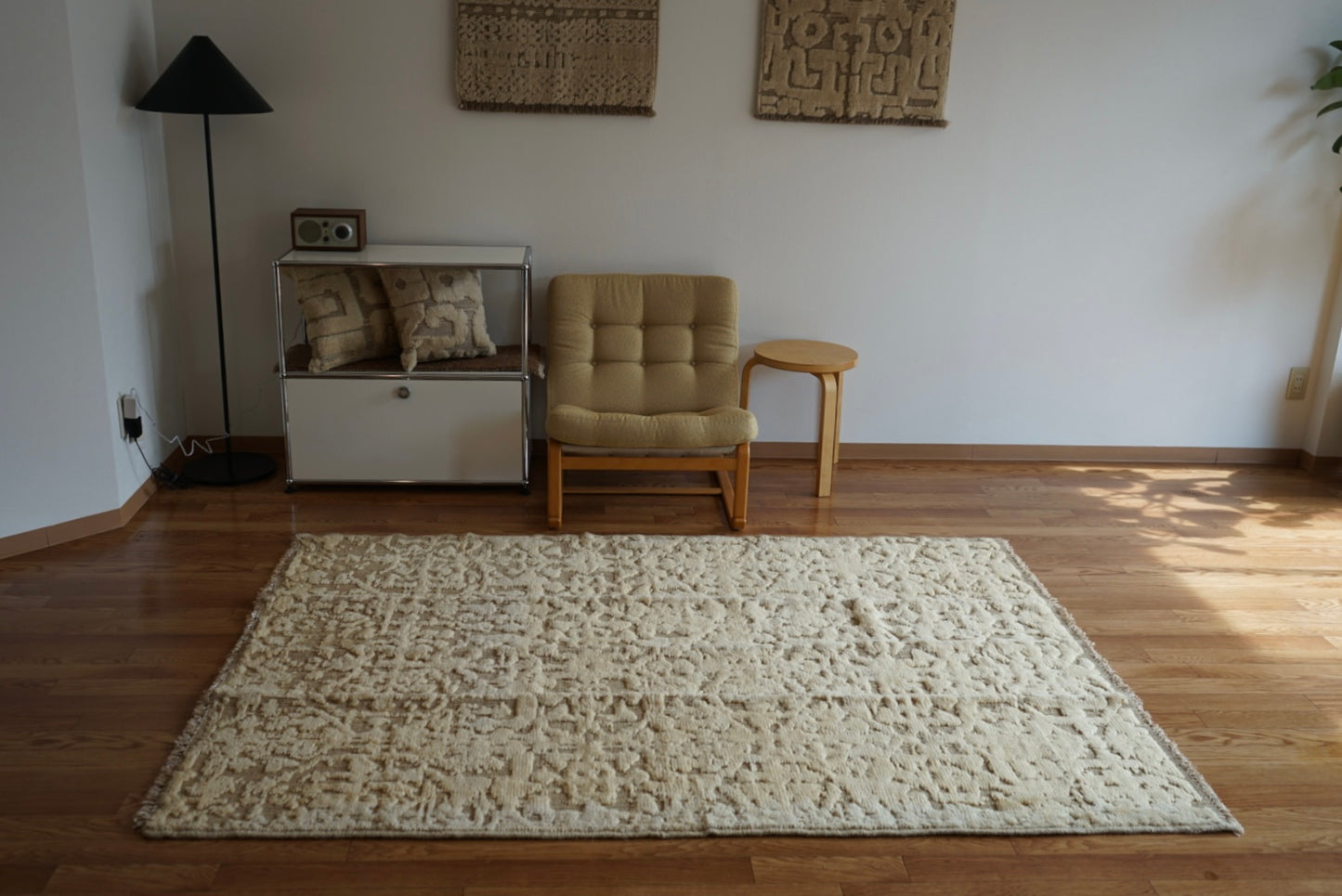 店頭販売 ORIGINAL IRAN QASHQAI KILIM LIVING SIZE " LIFE " 190 × 140 cm