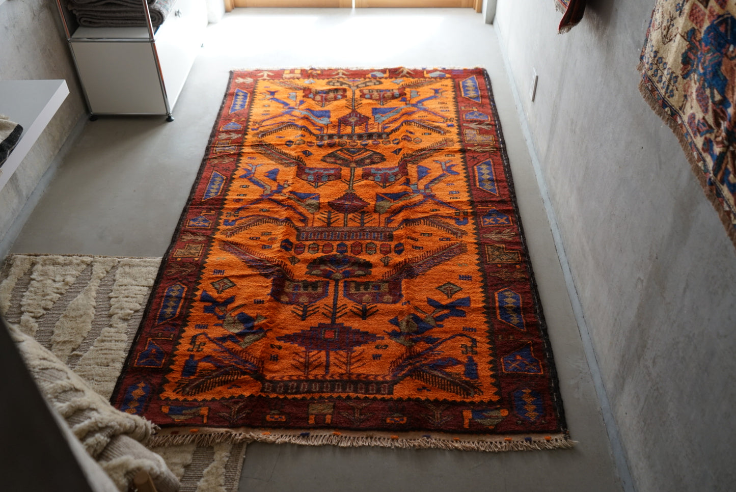 AFGHANISTAN VINTAGE BALUCH 1980-1985年 216 × 129 cm