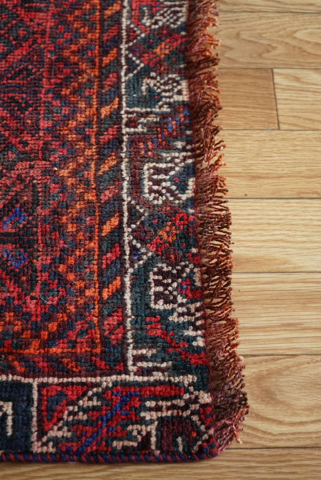 店頭販売 IRAN ANTIQUE SHIRAZ KHAMSEH RUNNER 1920年代 284 × 98 cm / 9'3" × 3'2" ft