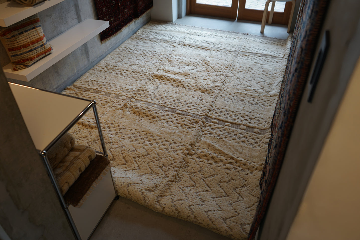 店頭販売 ORIGINAL IRAN  QASHQAI KILIM LIVING MAIN SIZE " MOM " 300 × 200 cm