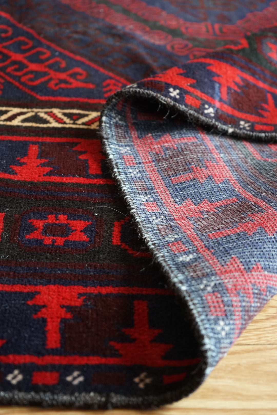 Afghanistan Vintage Baluch Zanjir 1980年代 358 × 190 cm  No.AF2530