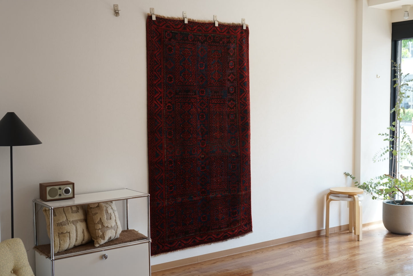 Afghanistan Old Baluch Yaqub Khani 1950年代 198 × 110 cm No.AF2526
