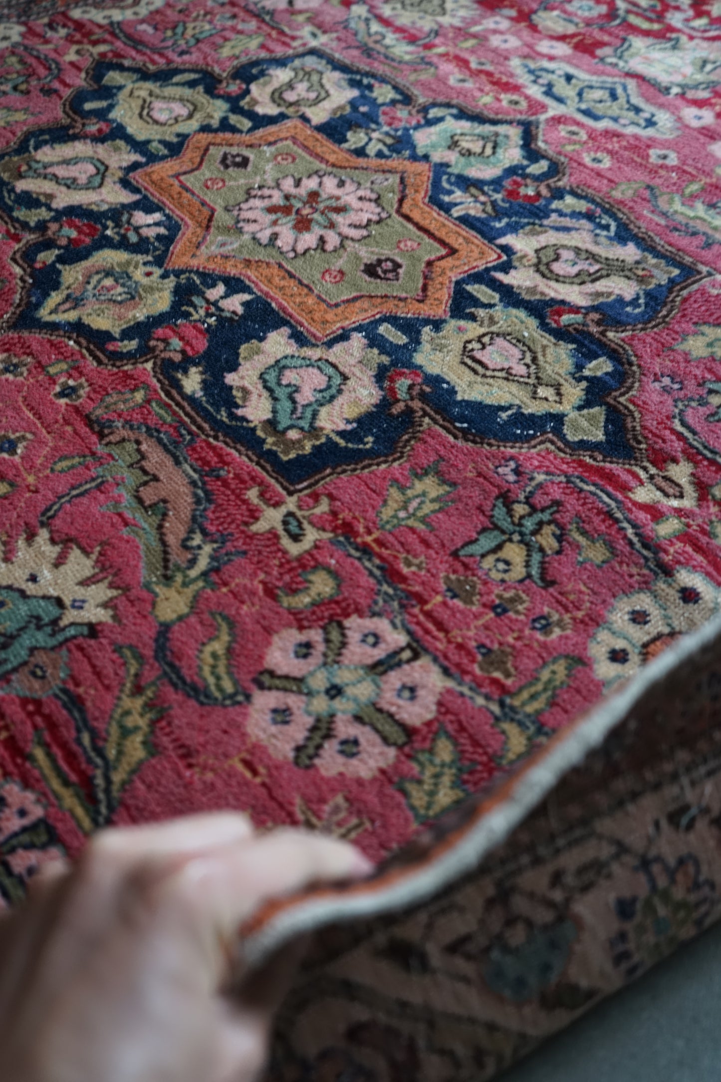 TURKEY OLD KAYSERI PINK 1950-1960年代 218 × 153 cm No.TR25192