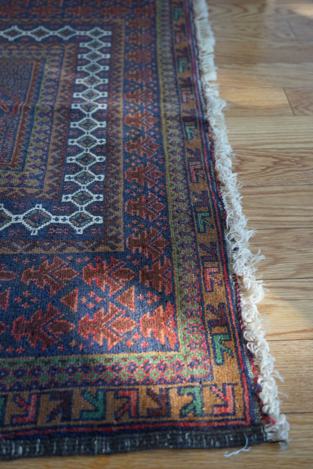 Afghanistan Old Baluch Prayer Rug 1970年代 155 × 100 cm  No.AF2541 / 国内送料無料・羊毛手織り絨毯