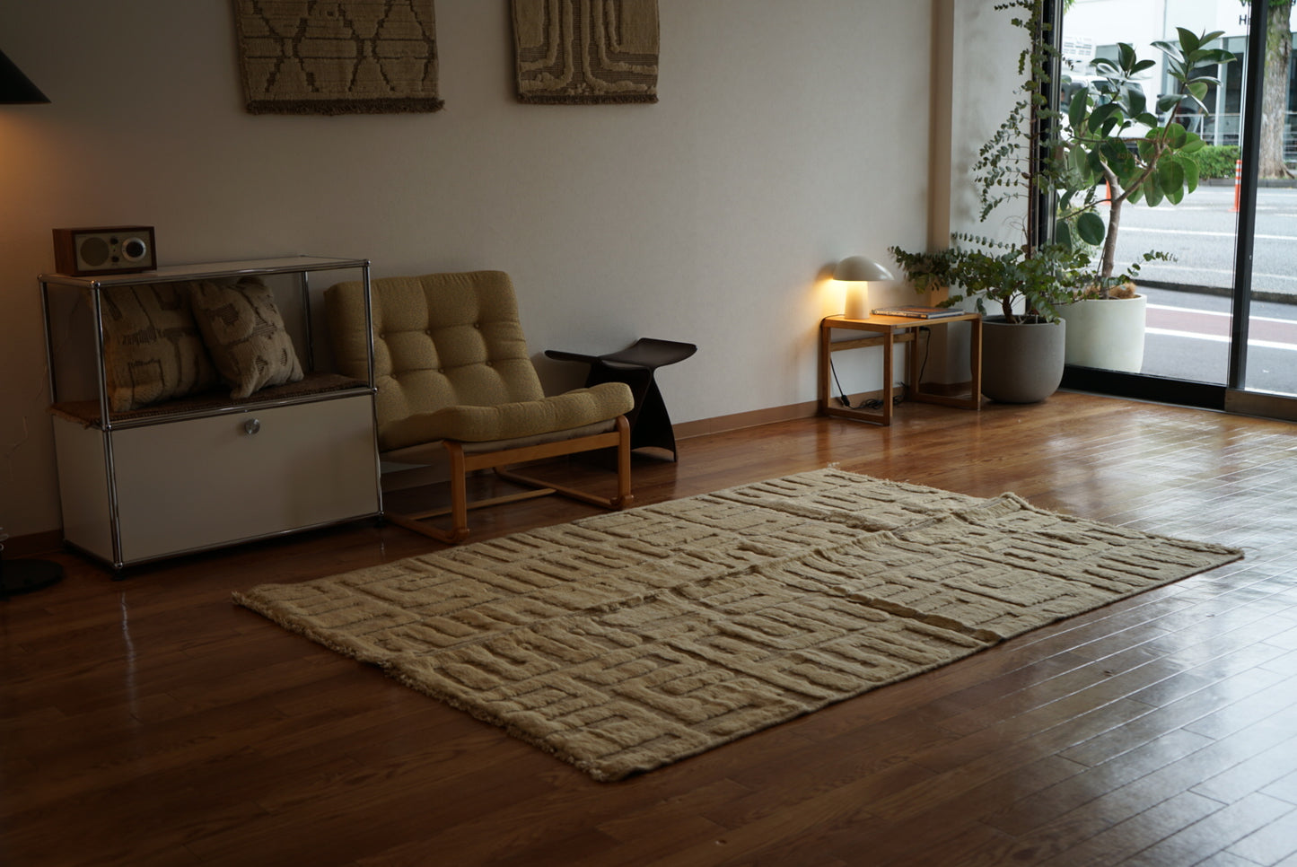 店頭販売 ORIGINAL IRAN QASHQAI KILIM LIVING SIZE " QANAT " 190 × 140 cm