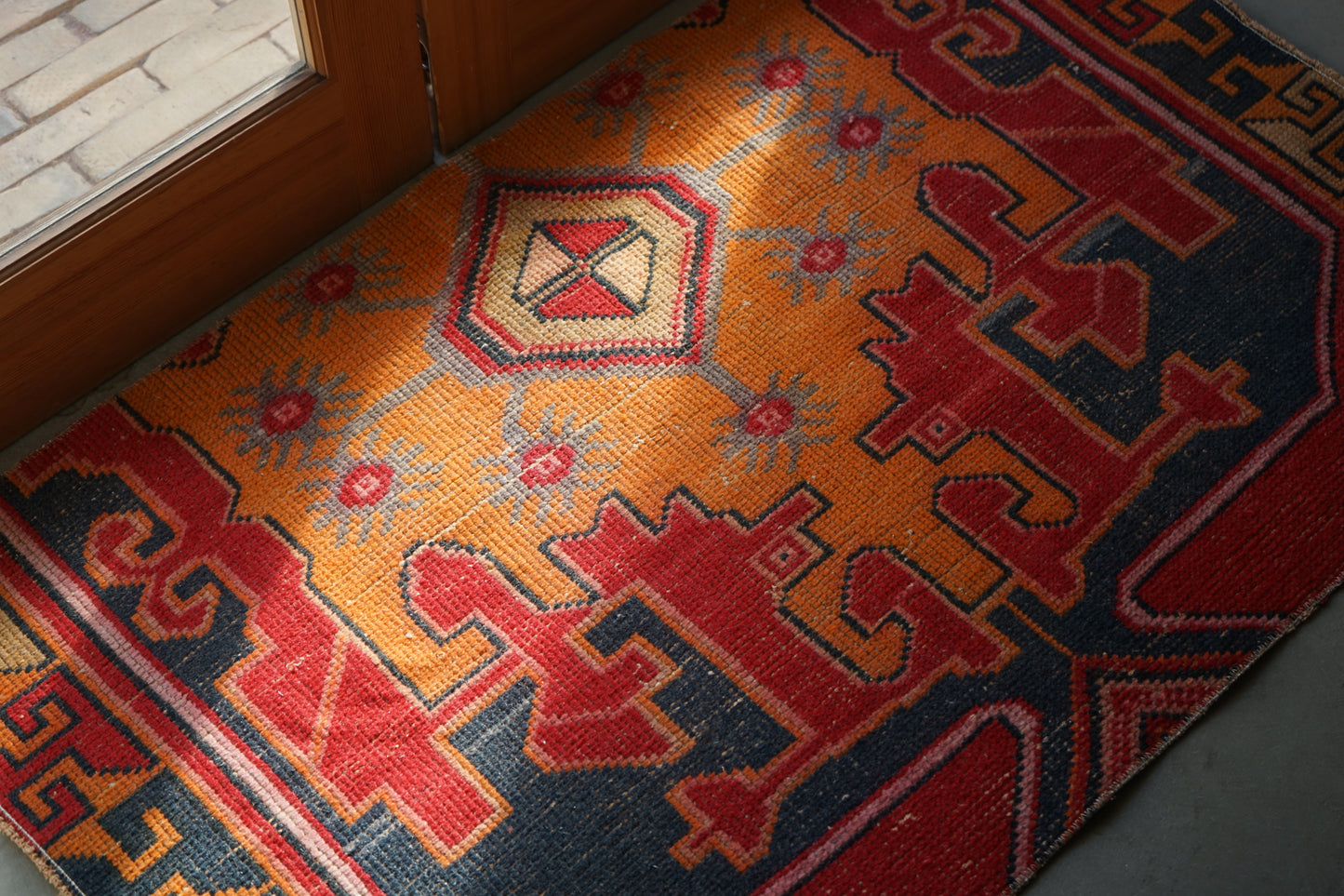 Türkiye Old Oushak Red Small Size 1970年代 120 × 75 cm No.TR25221