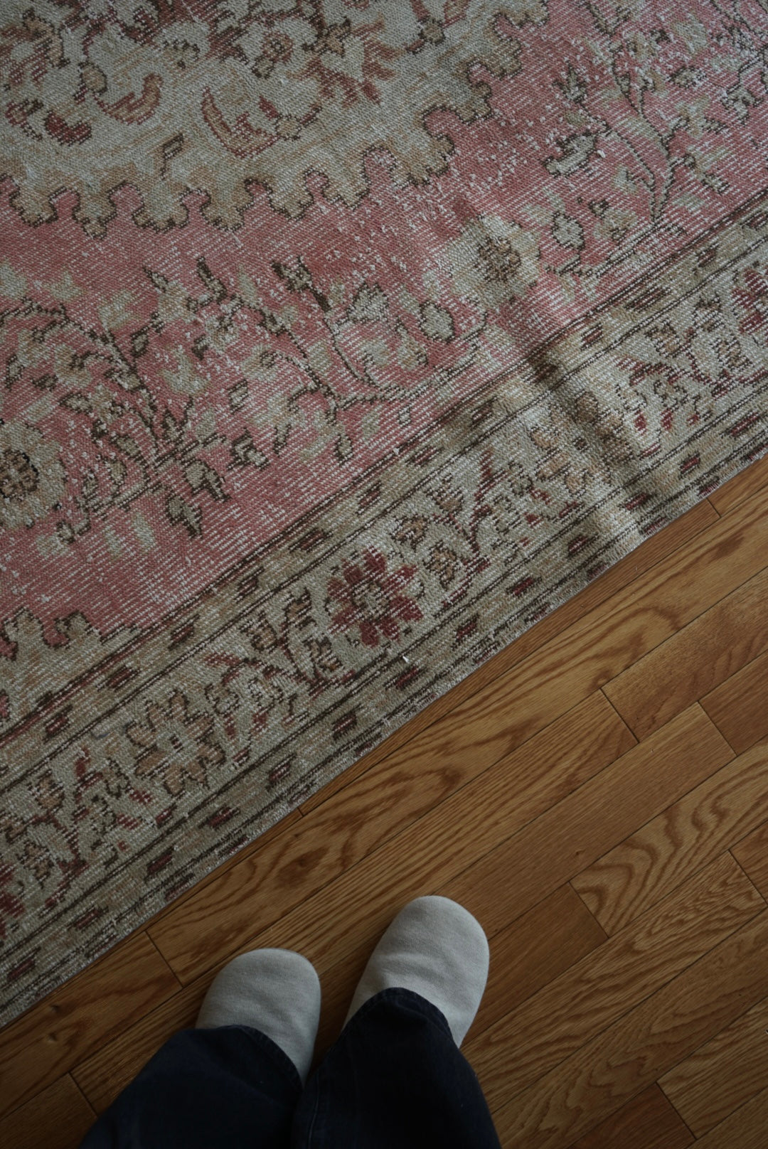 Türkiye Old Isparta Pink 1970年代 312 × 182 cm No.TR25266