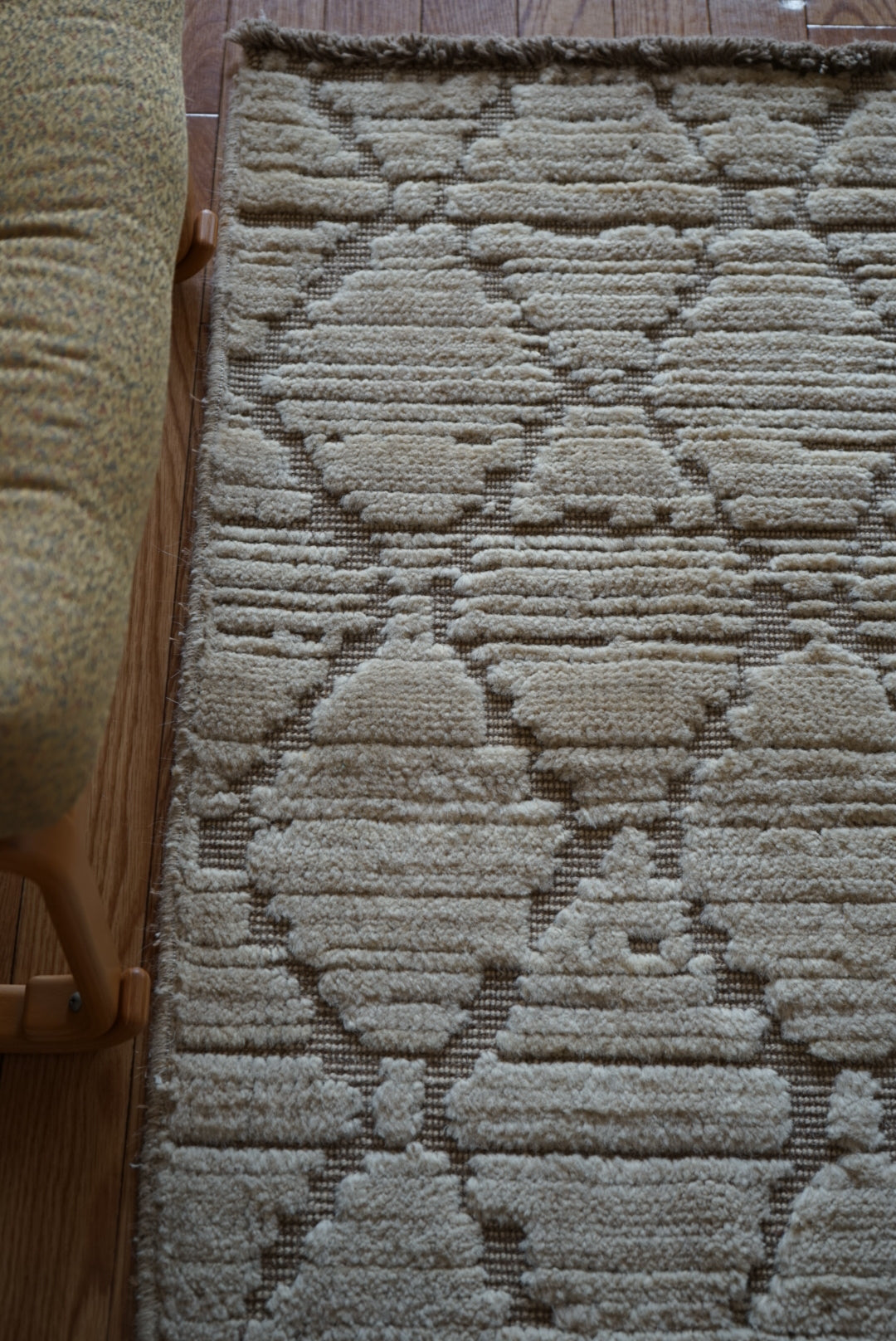 店頭販売 ORIGINAL IRAN QASHQAI KILIM DOORSIZE " DIAMOND " 95 × 65 cm