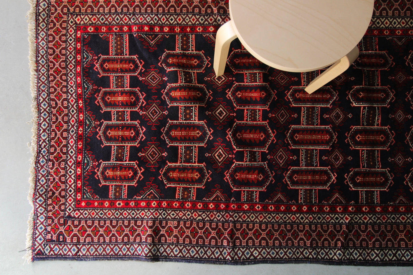 AFGHANISTAN VINTAGE BALUCH 1980年代 196.5 × 107.5 cm