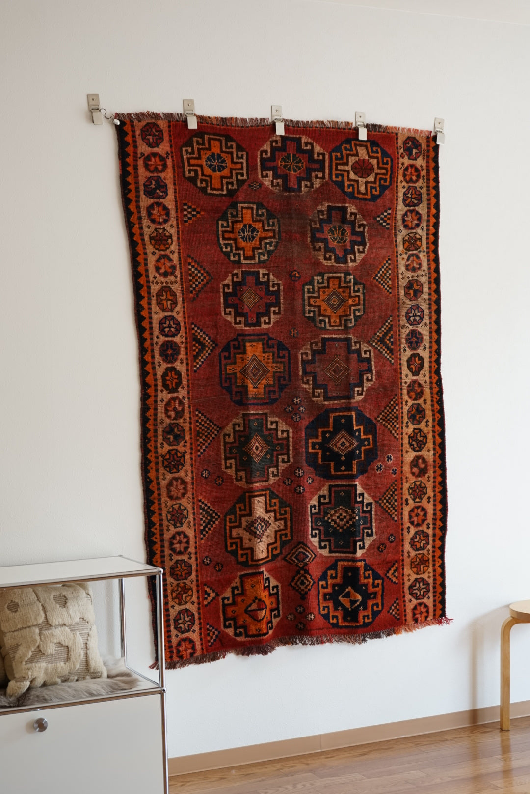 店頭販売 Iran Antique Qashqai Shiraz 1840年代 172 × 115 cm