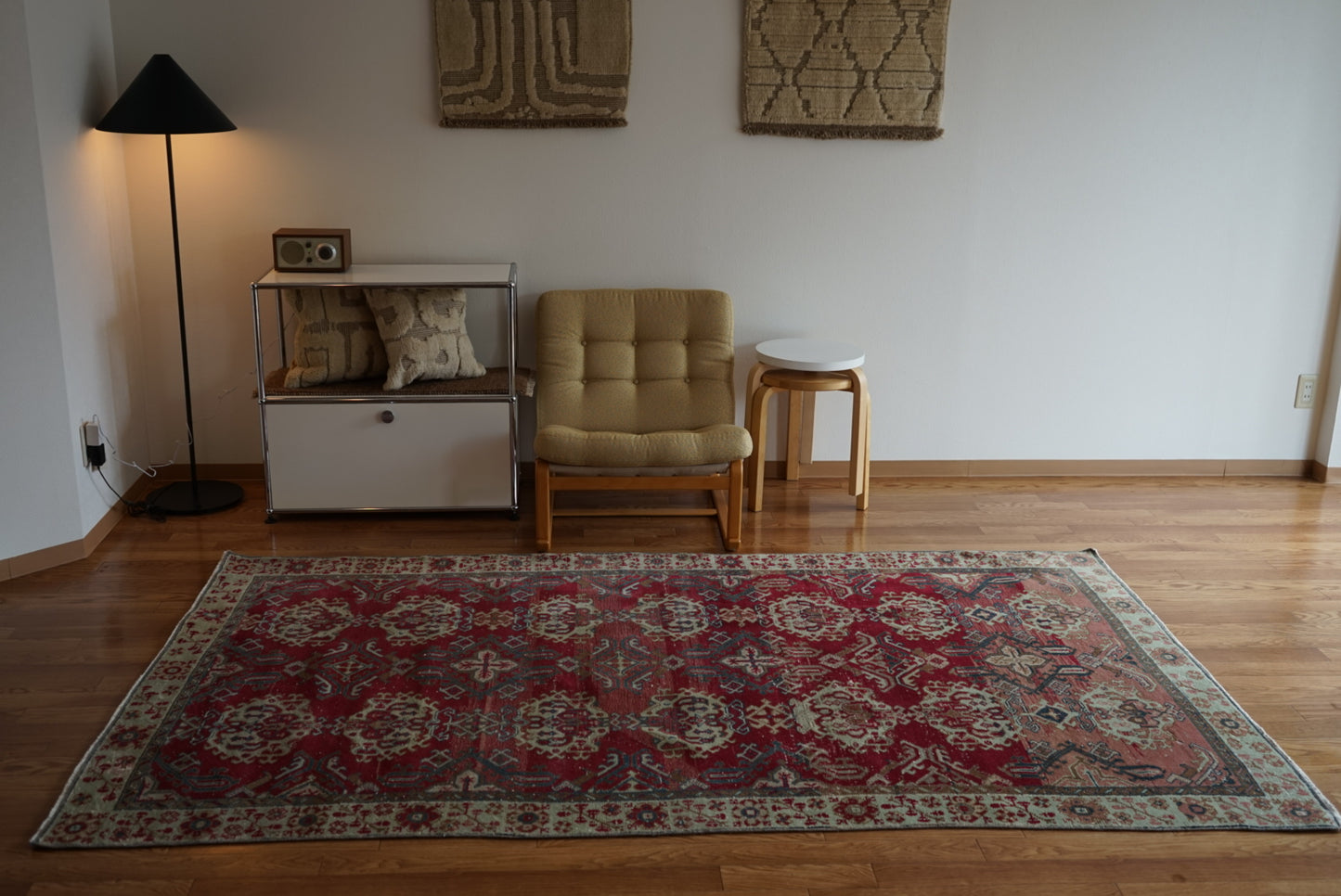 Türkiye Old Isparta RosePink 1960年代 251 × 147 cm No.TR25377