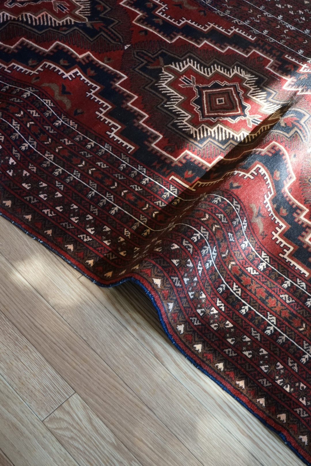 Afghanistan Vintage Turkmen Ali Khoja 1975年代 194 × 118.5 cm  No.AF2533