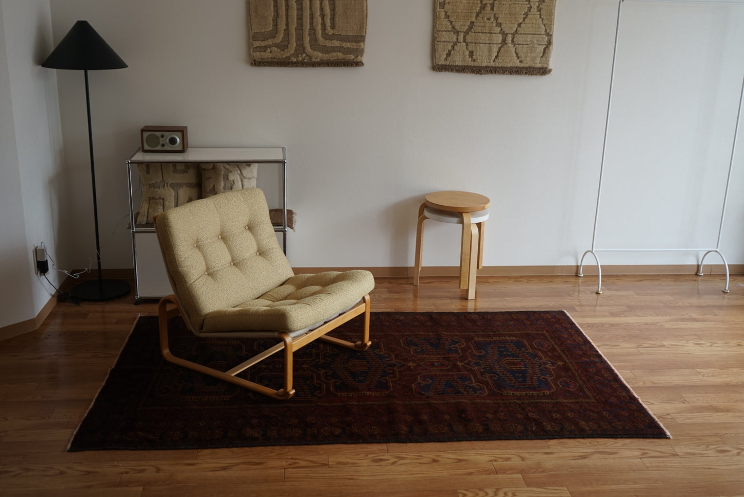 Afghanistan Old Baluch DarkBrown 1975年代 213 × 123.5 cm No.AF2527