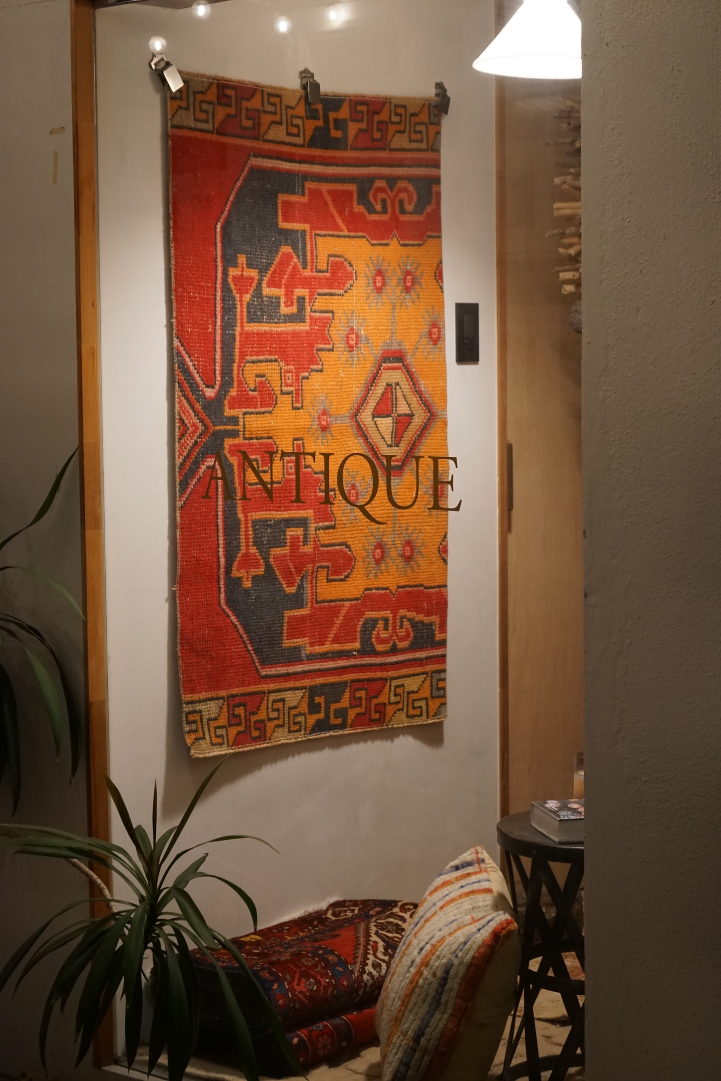 Türkiye Old Oushak Red Small Size 1970年代 120 × 75 cm No.TR25221