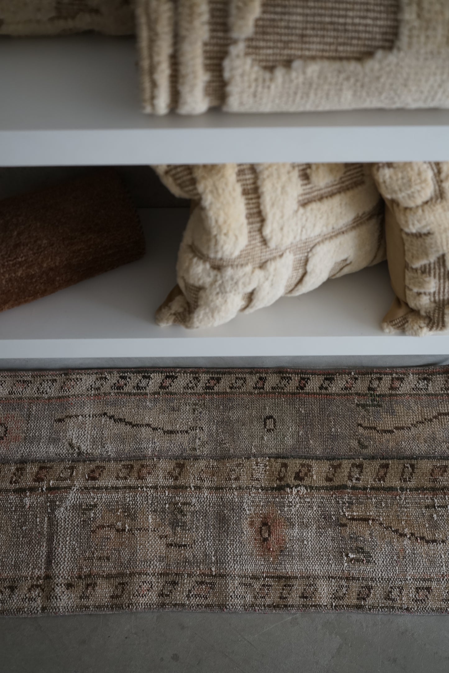 TURKEY VINTAGE SMALL GRAY RUG 100 × 51 cm No.TR25172