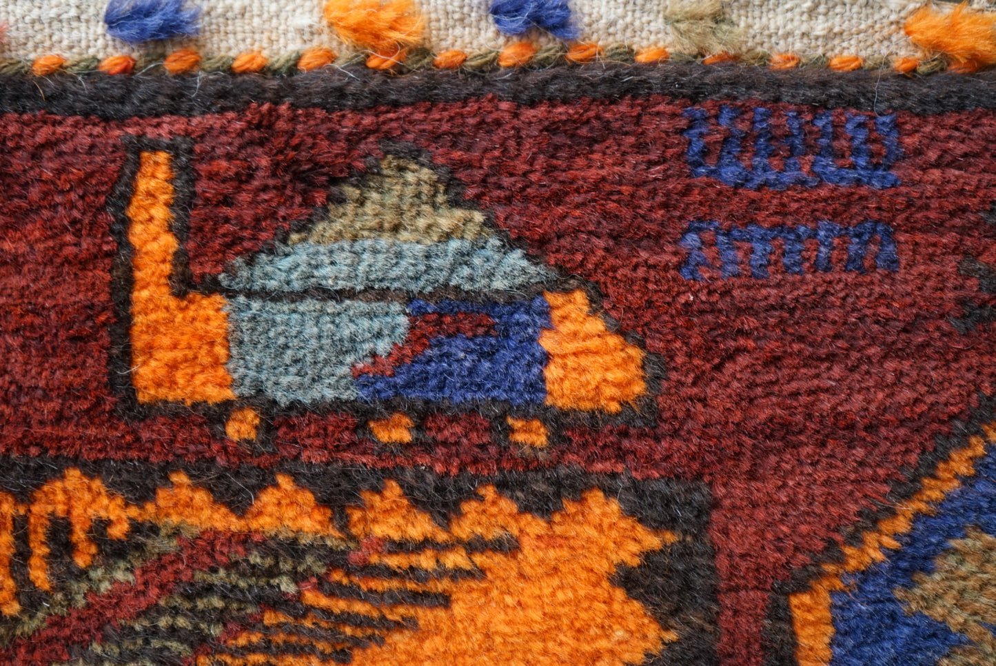 AFGHANISTAN VINTAGE BALUCH 1980-1985年 216 × 129 cm