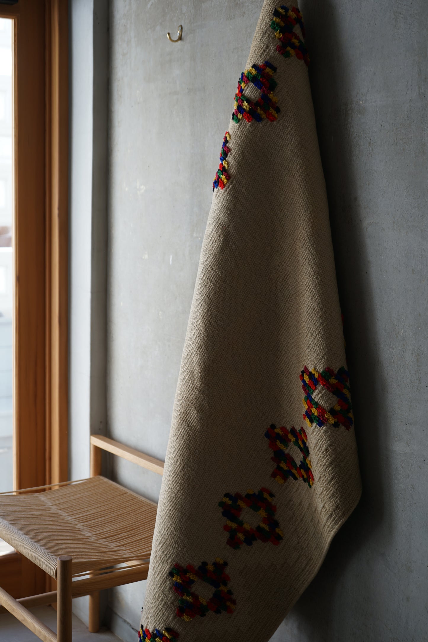 TURKEY VINTAGE KILIM DOT FLOWER 1980年代 125 × 80 cm No.TR25195