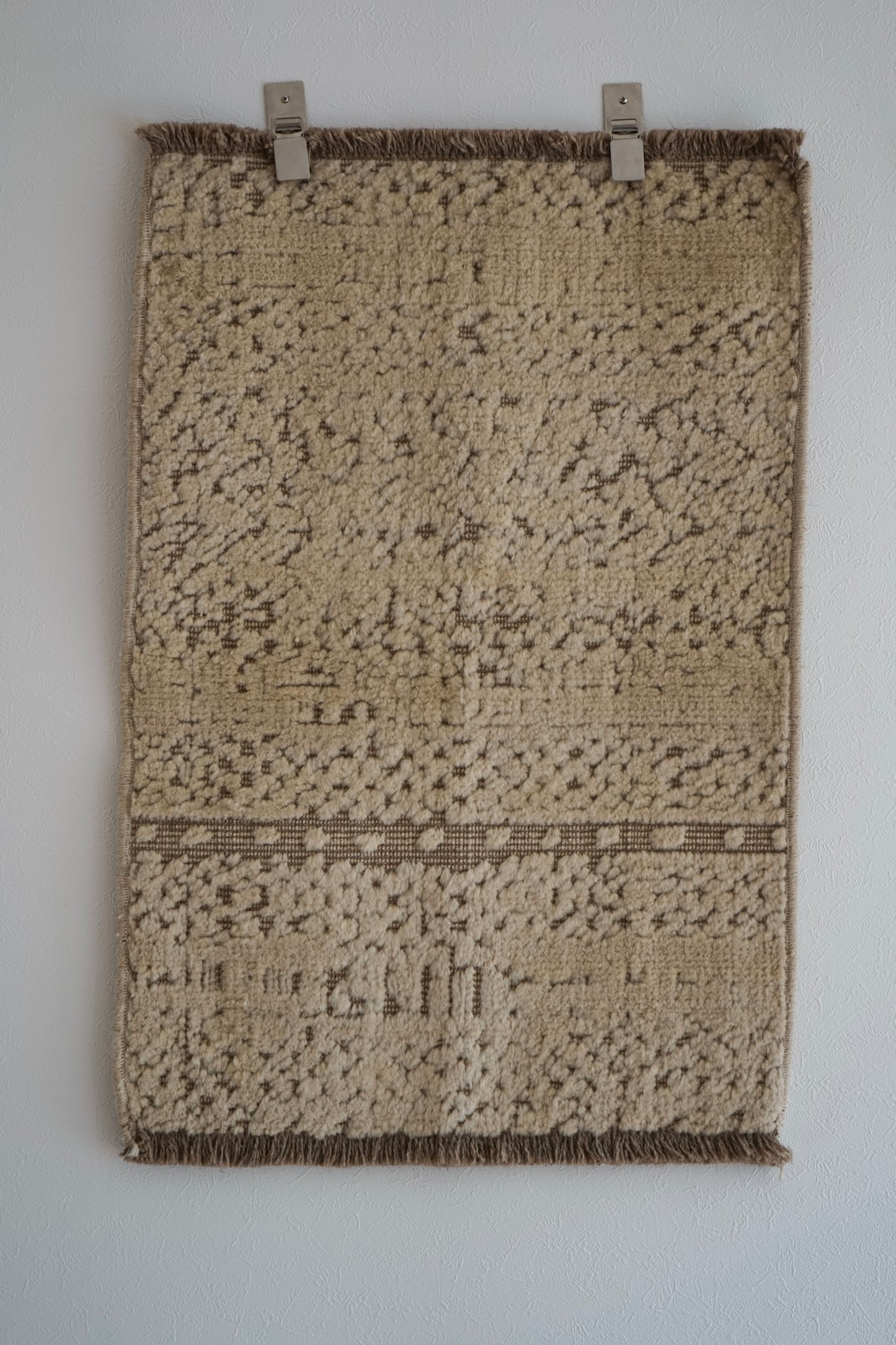 店頭販売 ORIGINAL IRAN QASHQAI KILIM DOORSIZE " MOM " 95 × 65 cm / 国内送料無料・羊毛手織りキリム