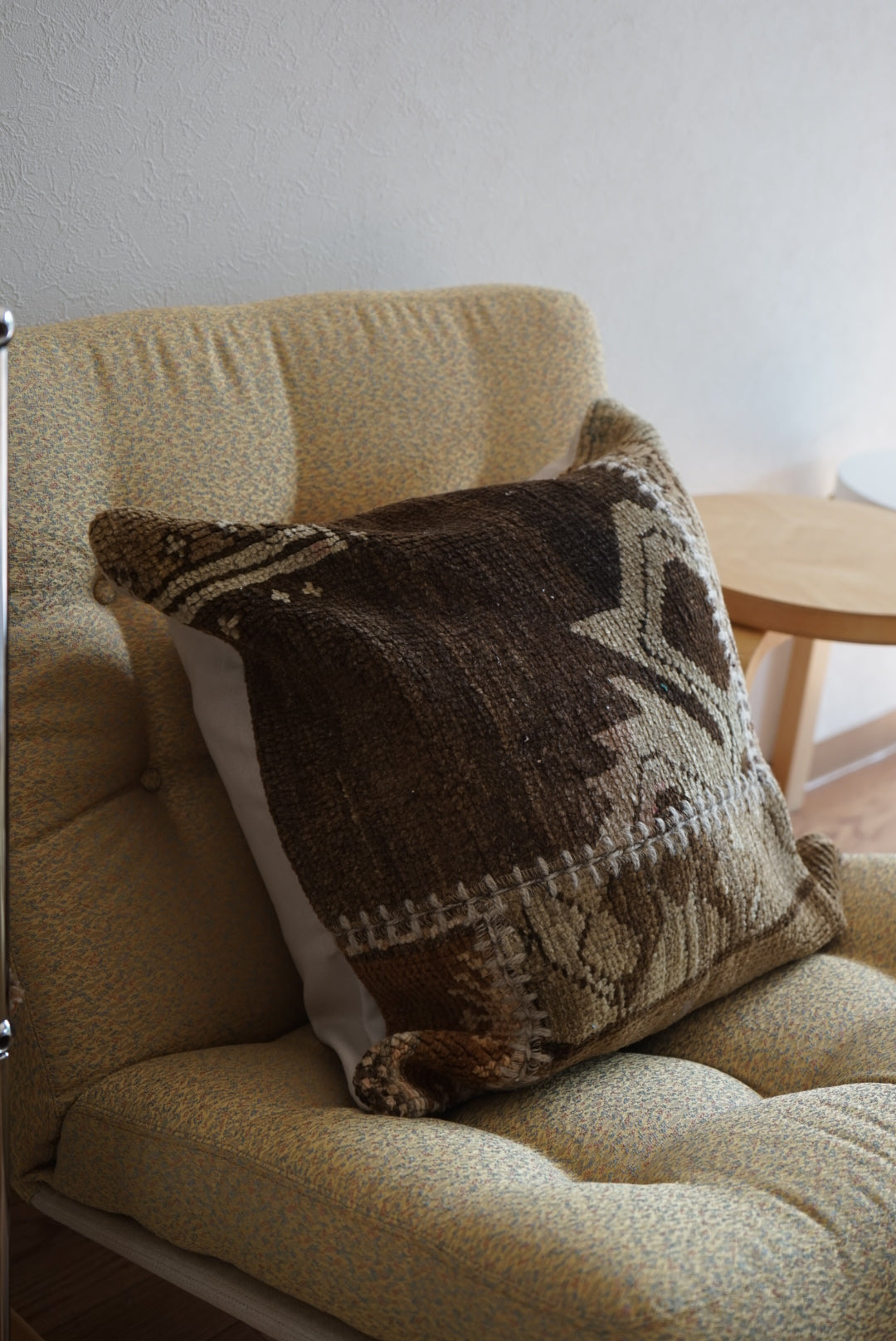 Türkiye Old Cushion Cover Patchwork Beige Brown 50 × 49 cm No.TR25418