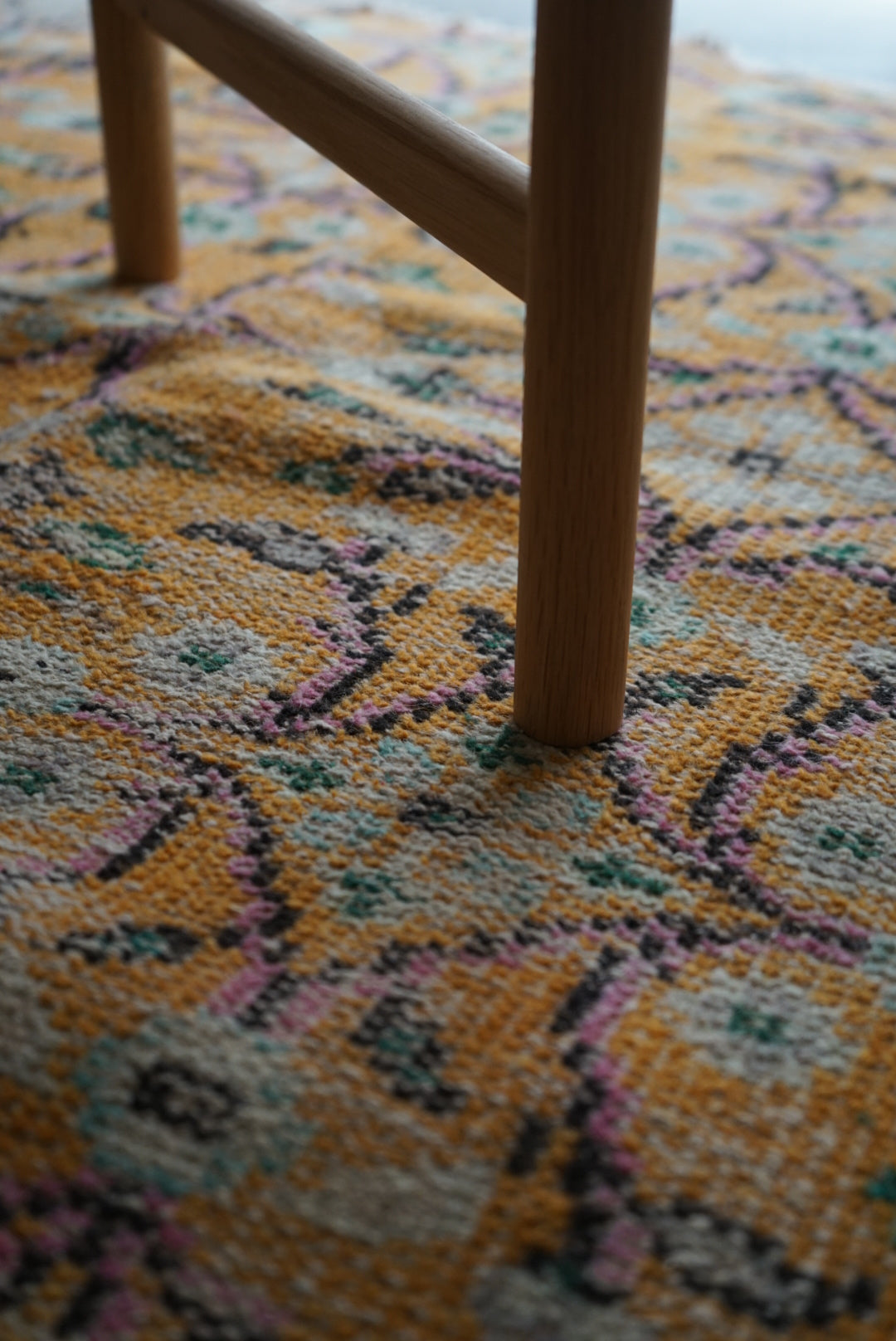 TURKEY OLD ISPARTA CALLOT ORANGE 1970年代 232 × 140 cm No.TR25149