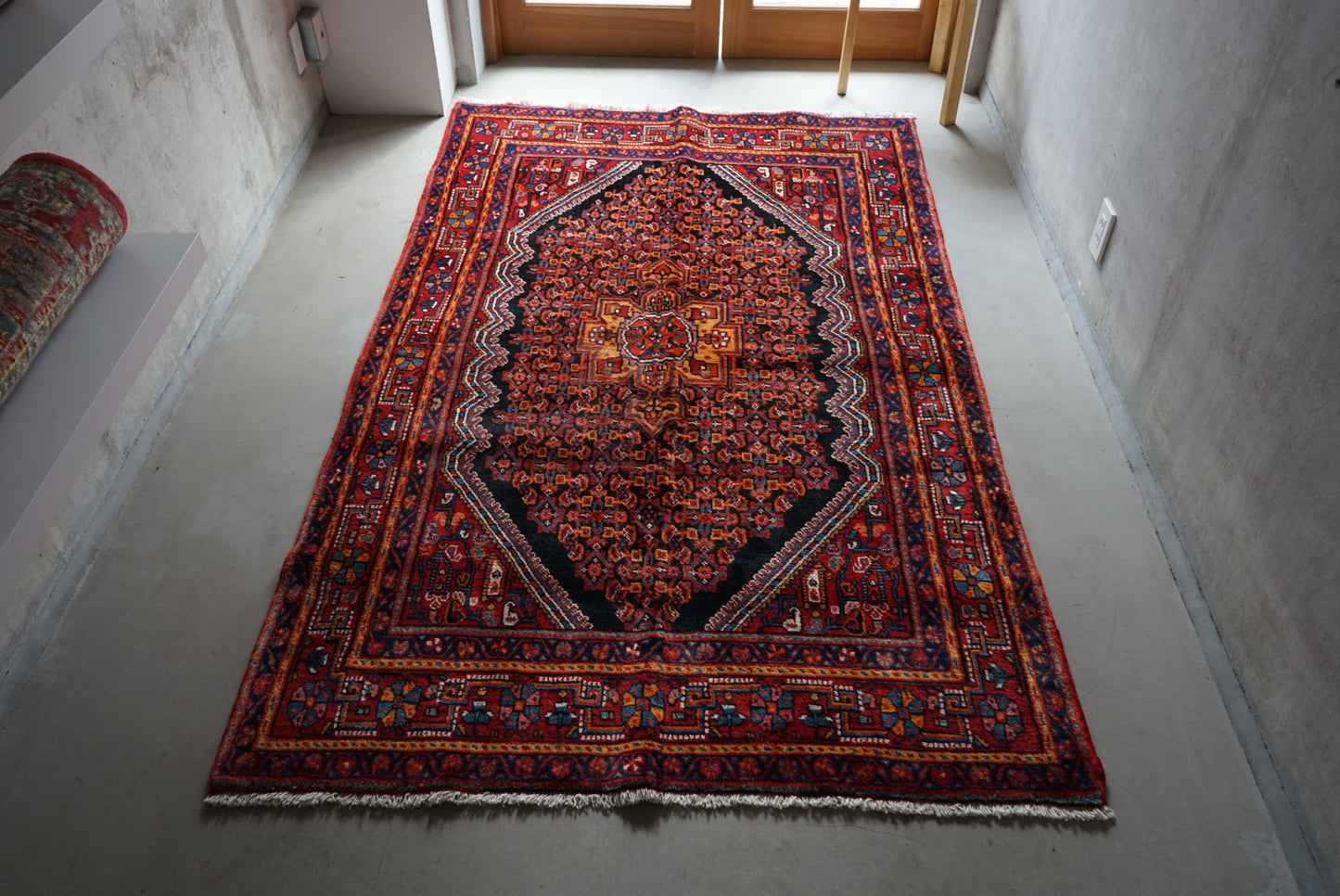 店頭販売 IRAN ANTIQUE ZANJAN 1920年代 220 × 135 cm