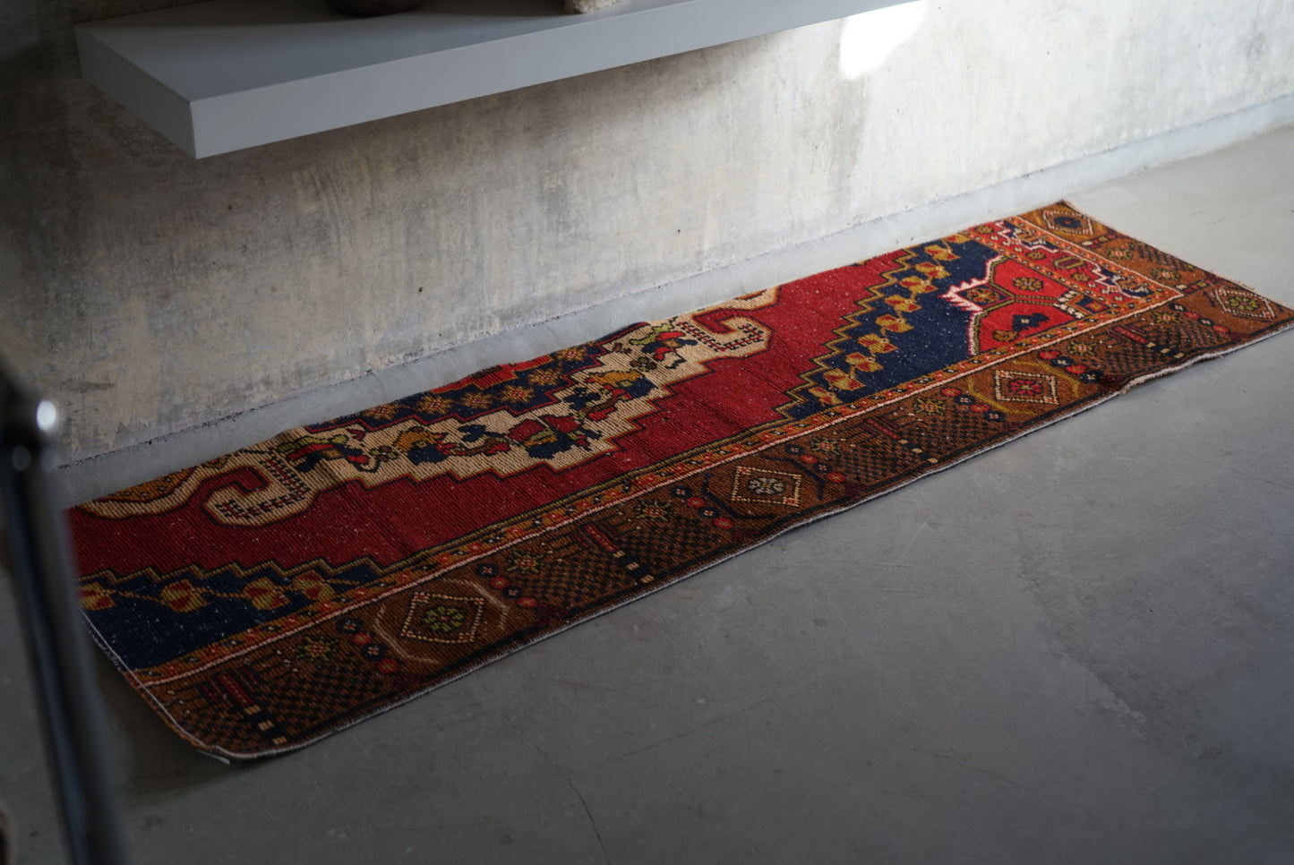 Türkiye Old Oushak Runner 1970年代 154 × 47 cm No.TR25269