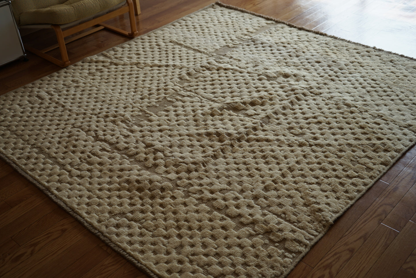 店頭販売 ORIGINAL IRAN QASHQAI KILIM LIVING SIZE " LAND " 200 × 200 cm