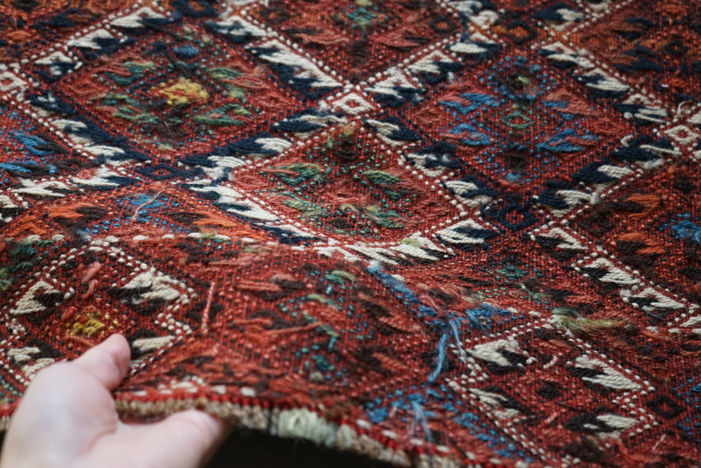 Türkiye Old Kurdistan Jajim Small size 1970年代 53 × 49 cm No.TR25233