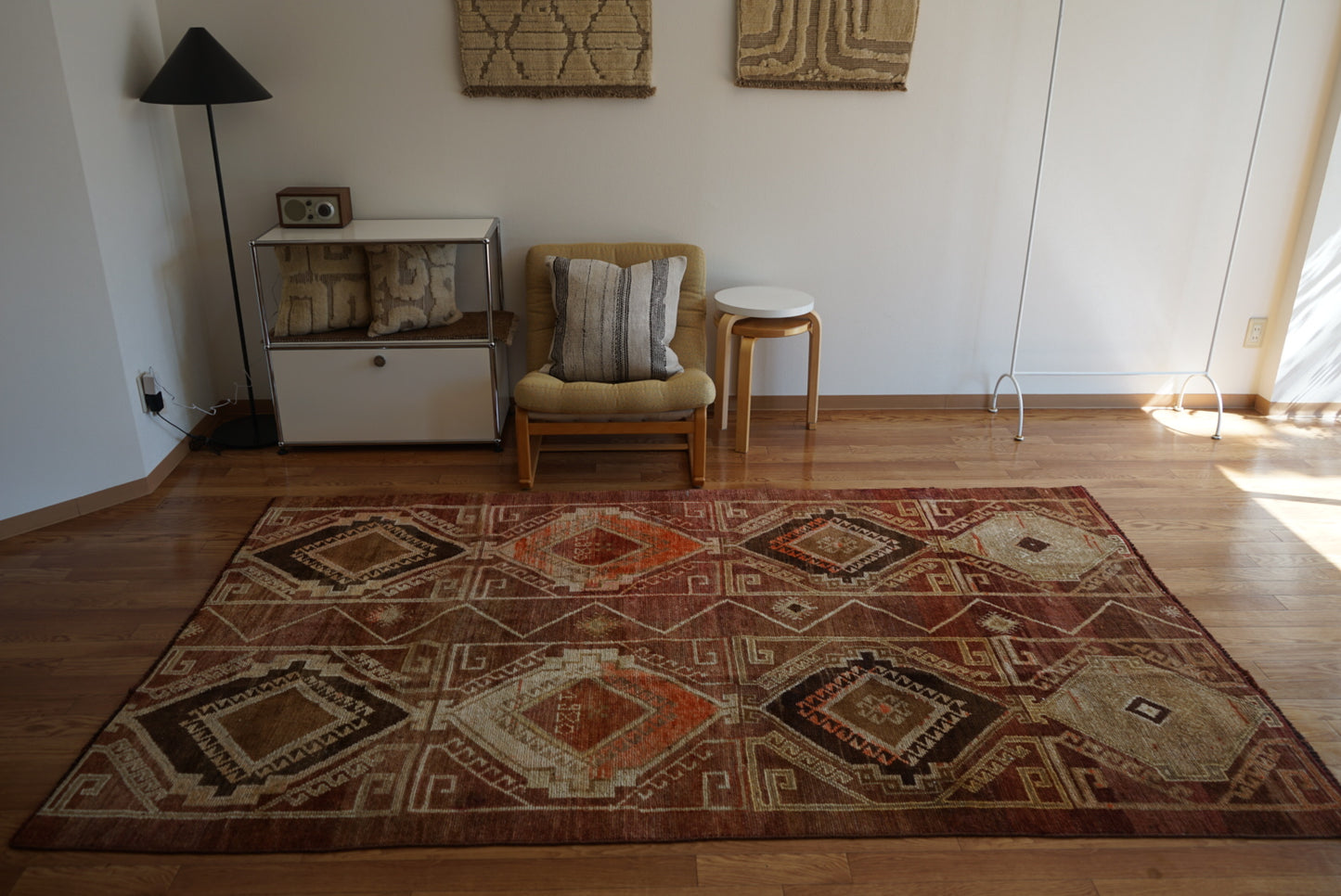 TURKEY VINTAGE ANATORIA BROWN 1980年代 256 × 155 cm No.TR25157