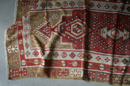 TURKEY OLD SIVAS KILIM SELJUK 1950-1960年代 173 × 103 cm