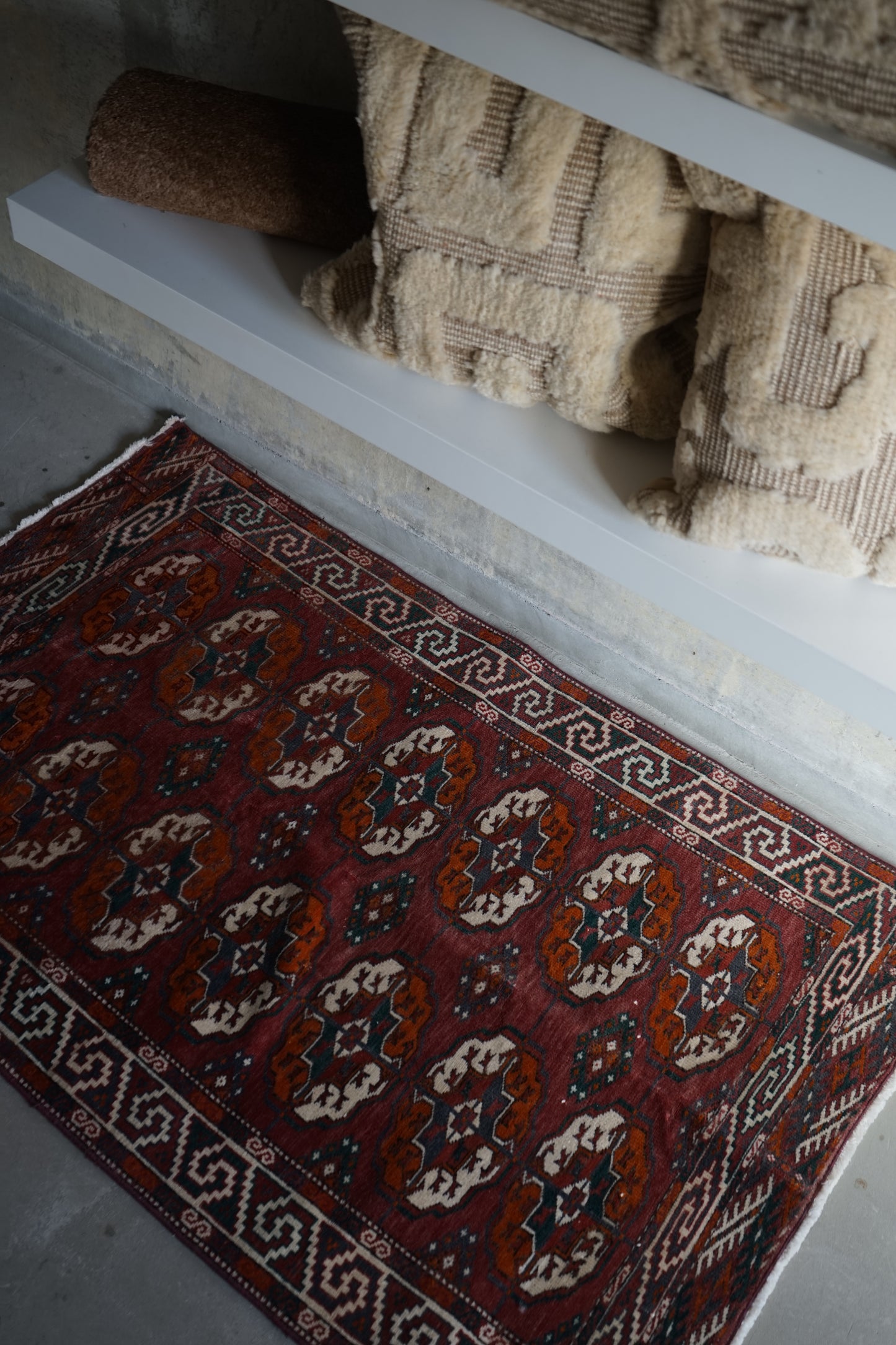 Türkiye Old Turkmen Red 1970年代 120 × 75 cm No.TR25225