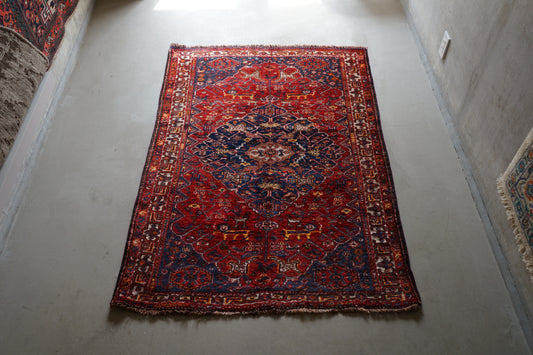 IRAN ANTIQUE SHIRAZ QASHQAI "THE KHANS" 1840-1860年代 155 × 110 cm