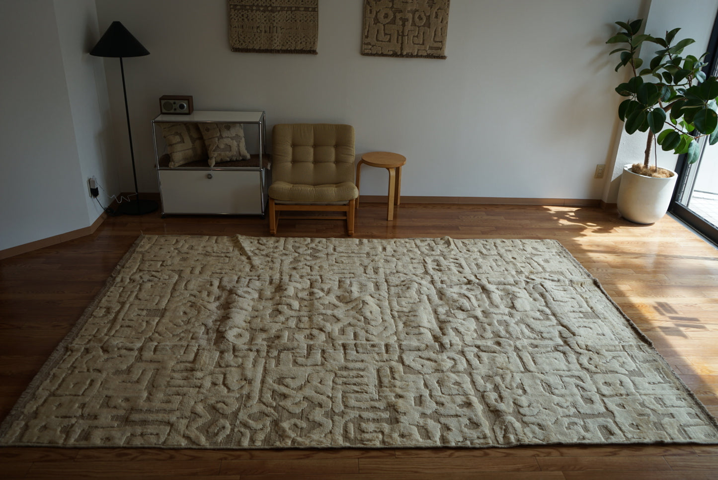 店頭販売 ORIGINAL IRAN  QASHQAI KILIM LIVING MAIN SIZE " ANCIENT " 300 × 200 cm