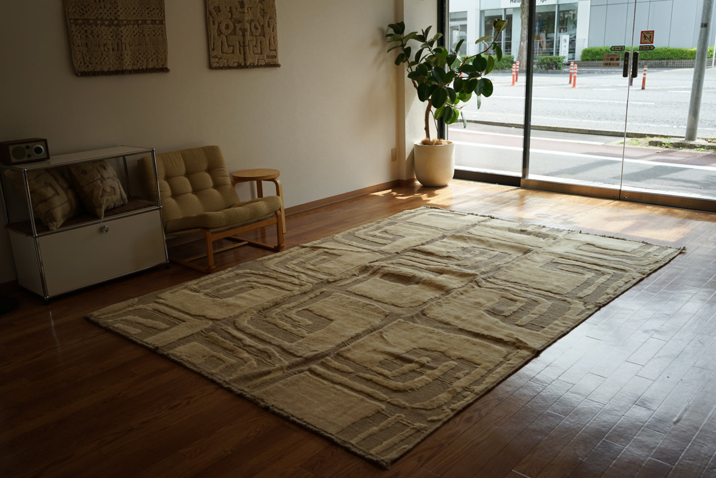店頭販売 ORIGINAL IRAN  QASHQAI KILIM LIVING MAIN SIZE " PERSIA " 300 × 200 cm