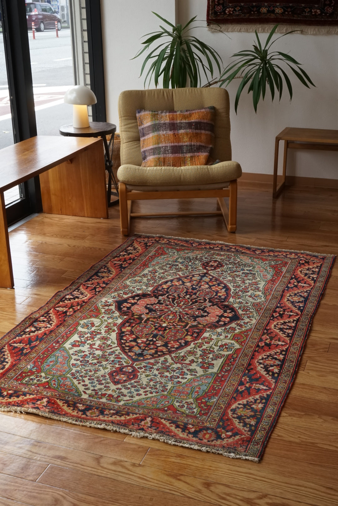 店頭販売 Türkiye Old Kemaliye Flower Medallion 1930年代 186 × 108 cm No.TR25457