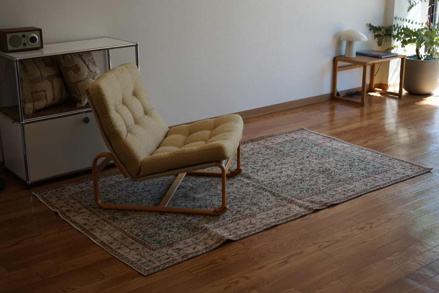 Türkiye Old Isparta Beige , Green 1970年代 203.5 × 114.5 cm No.TR25431