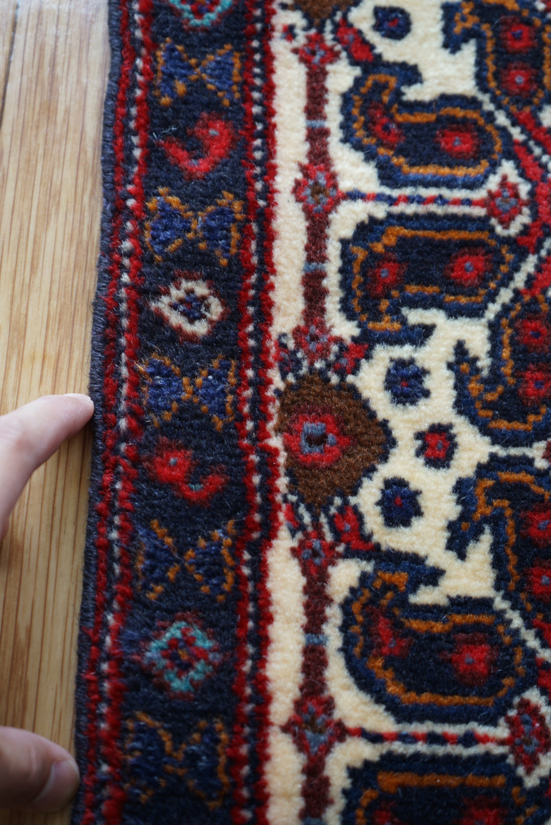 IRAN OLD SANANDAJI BOTEH 1940年代 97 × 68.5 cm