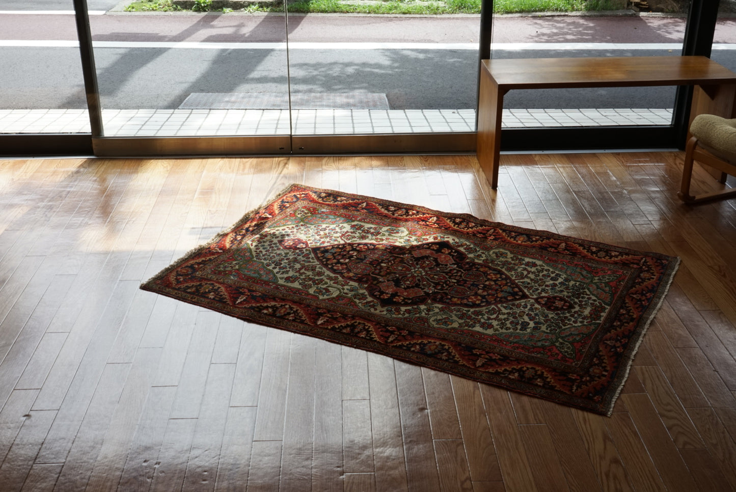 店頭販売 Türkiye Old Kemaliye Flower Medallion 1930年代 186 × 108 cm No.TR25457