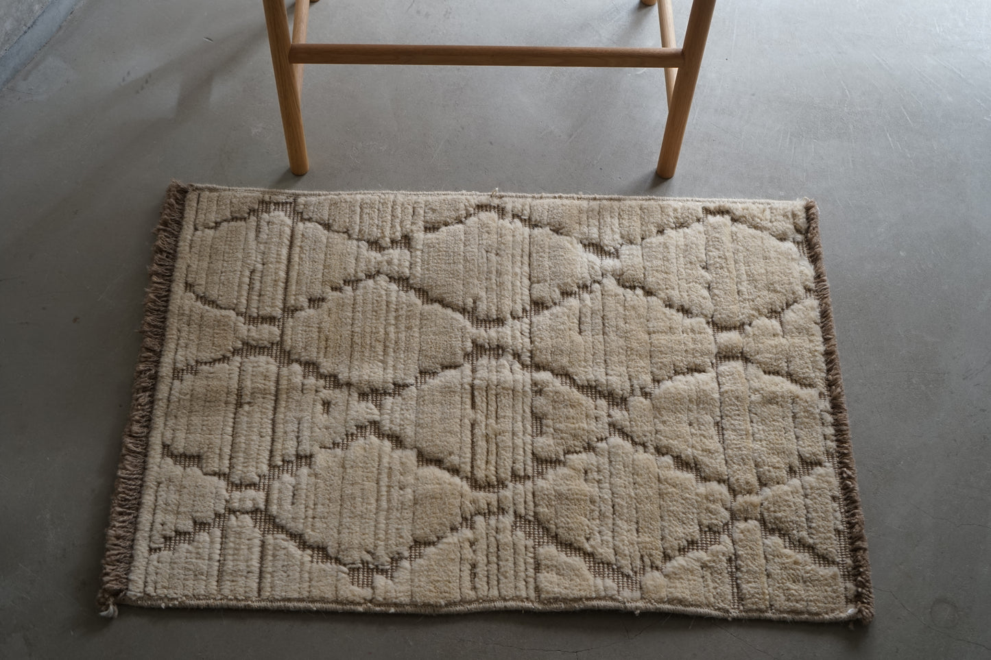 店頭販売 ORIGINAL IRAN QASHQAI KILIM DOORSIZE " DIAMOND " 95 × 65 cm